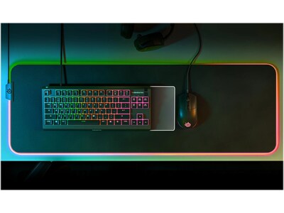 SteelSeries Apex 3 TKL Gaming Keyboard with RGB Lighting, Black (64831)