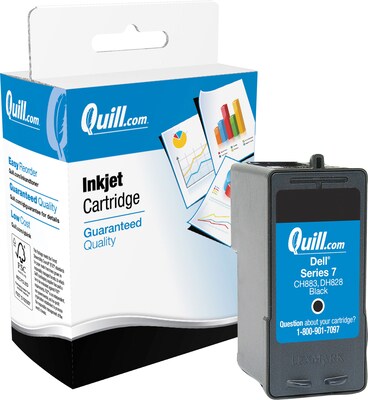 Quill Brand Remanufactured High Yield Inkjet Cartridge for Dell™ CH883 Black (100% Satisfaction Guaranteed)