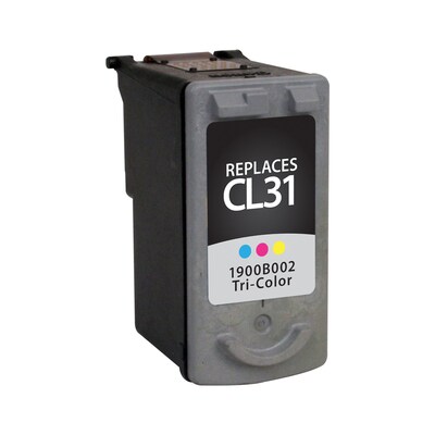 Quill Brand® Remanufactured Tri-Color Standard Yield Ink Cartridge Replacement for Canon CL-31 (1900B002) (Lifetime Warranty)