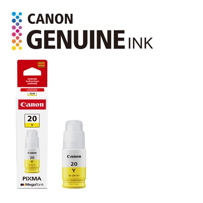Canon GI-20 Yellow Standard Yield Ink Cartridge Refill (3396C001)