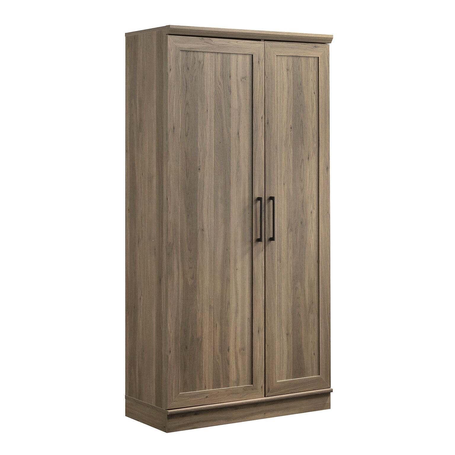 Sauder HomePlus 71H Storage Cabinet with 12 Shelves, Salt Oak (422428)