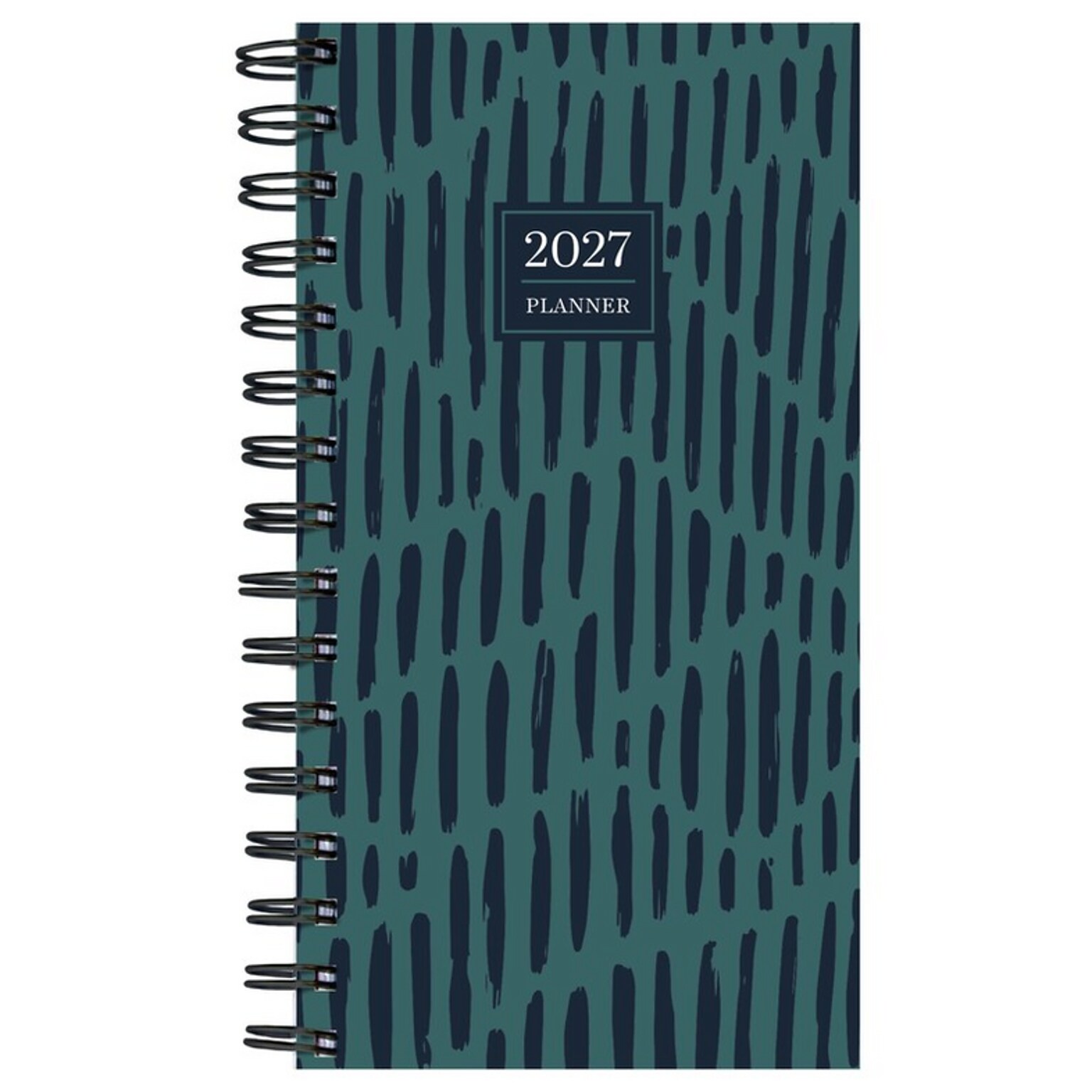 2027 TF Publishing Blue Streak 3.5 x 6.5  Weekly & Monthly Standard Planner, Paperboard Cover, Multicolored (27-7500)