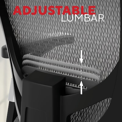 Staples Hyken Ergonomic Mesh Swivel Task Chair, Charcoal Gray (ST63139)