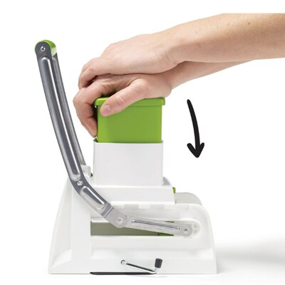 Starfrit Pro Multiuse Fry Cutter, White & Green (092919-002-0000)