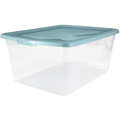 Home Logic 53 Qt. Clear Stackable Storage Bin