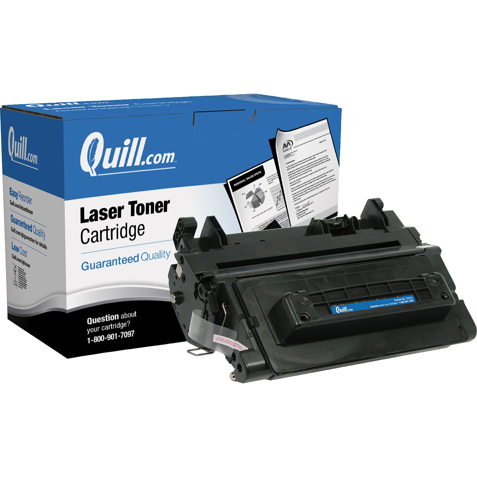 Quill Brand® Remanufactured Black Standard Yield Toner Cartridge Replacement for HP 64A (CC364A) (Lifetime Warranty)