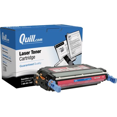 Quill Brand® Remanufactured HP 641A Magenta Standard Laser Toner Cartridge  (CB403A) (Lifetime Warranty)