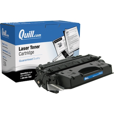 Quill Brand® Remanufactured Black High Yield Toner Cartridge Replacement for HP 05X (CE505X) (Lifeti