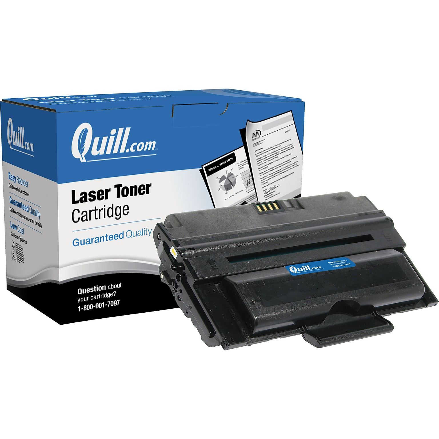 Quill Brand Remanufactured Laser Toner Cartridge for Dell™ 1815DN High Yield Black (100% Satisfaction Guaranteed)