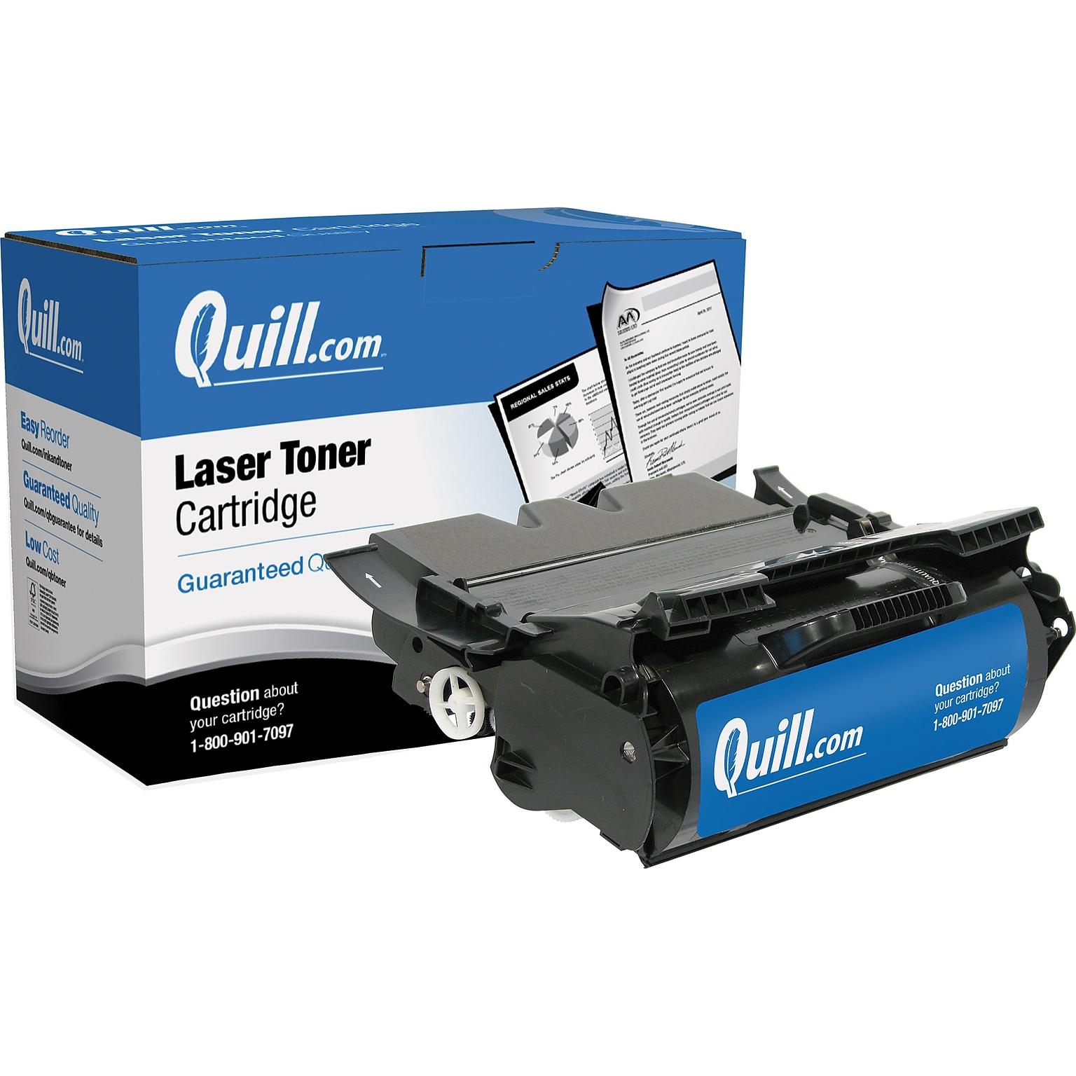Quill Brandr Remanufactured Cartridge Compatible to Lexmark 64015HA 64035HA (100% Satisfaction Guaranteed)