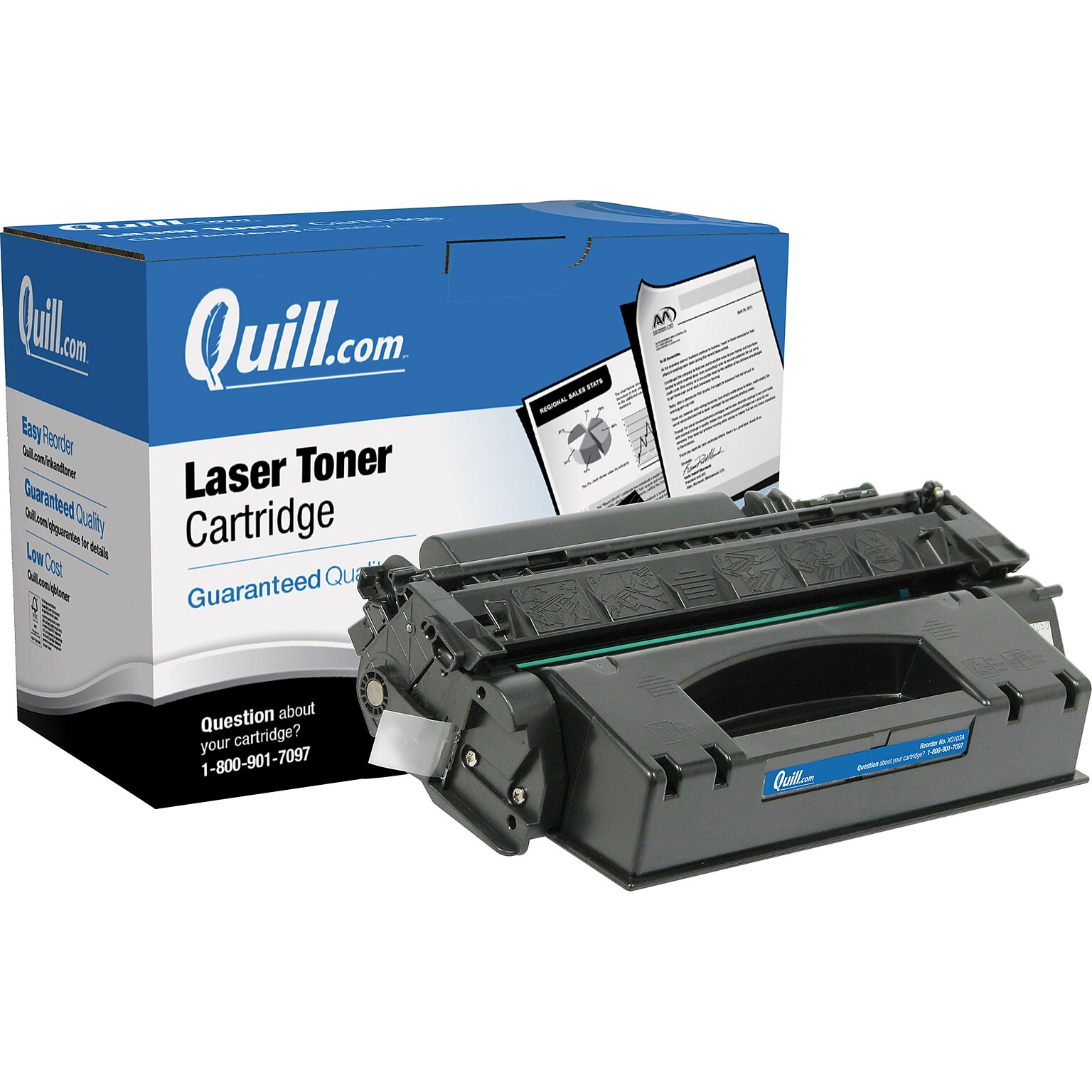 Quill Brand® Remanufactured Black High Yield Toner Cartridge Replacement for HP 49X (Q5949X) (Lifetime Warranty)