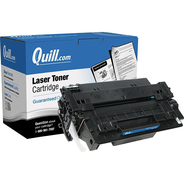 Quill Brand® Remanufactured Black High Yield Toner Cartridge Replacement for HP 11X (Q6511X) (Lifetime Warranty)
