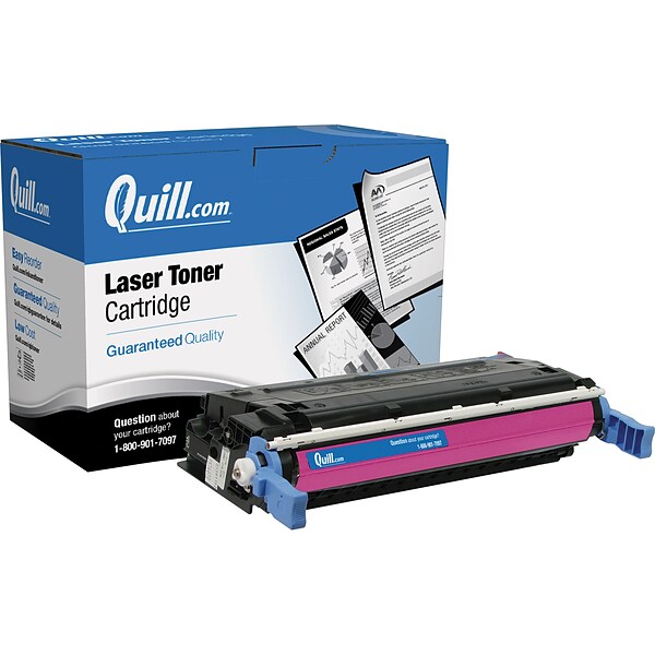 Quill Brand® Remanufactured Magenta Standard Yield Toner Cartridge Replacement for HP 641A (C9723A) (Lifetime Warranty)