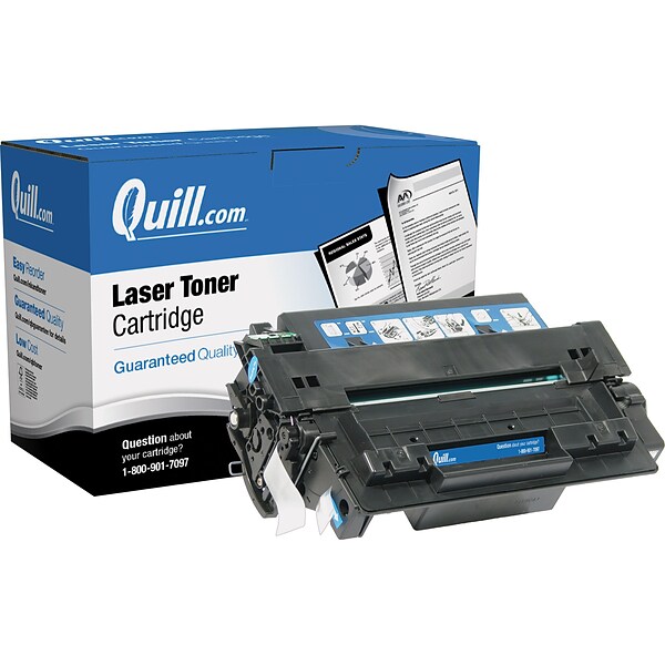 Quill Brand® Remanufactured Black High Yield Toner Cartridge Replacement for HP 51X (Q7551X) (Lifetime Warranty)