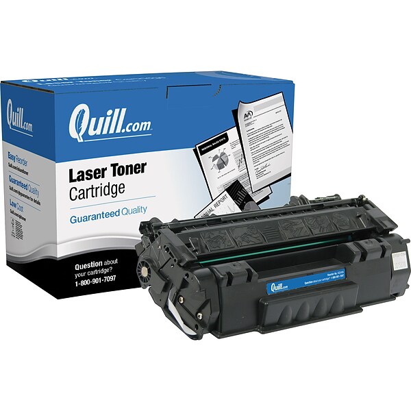 Quill Brand® Remanufactured Black Standard Yield Toner Cartridge Replacement for HP 49A (Q5949A) (Lifetime Warranty)