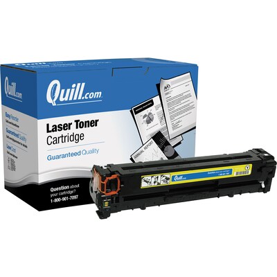 Quill Brand® Remanufactured Yellow Standard Yield Toner Cartridge Replacement for HP 125A (CB543A) (