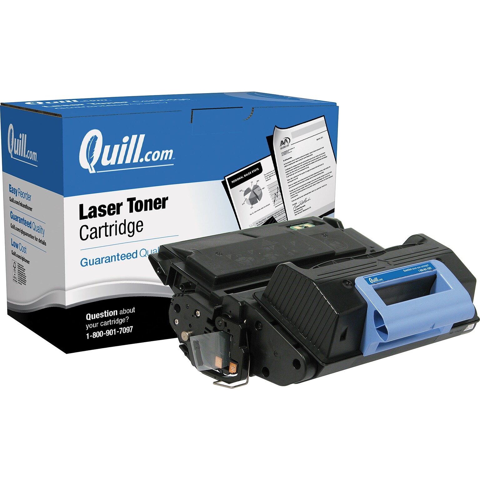 Quill Brand® Remanufactured Black Standard Yield Toner Cartridge Replacement for HP 45A (Q1339A) (Lifetime Warranty)