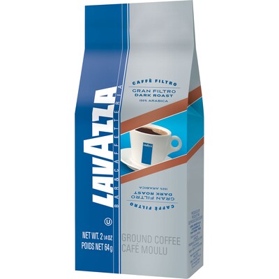Lavazza® Coffee; Gran Filtro Dark Roast, 2.25oz. Packet, 30/Case