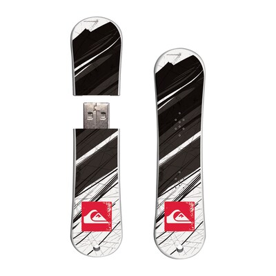 EP Memory® Snowboard Flash Drive; 16GB, QS Carbon Night