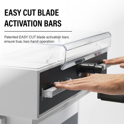 Triumph 4350 16 7/8" Guillotine Paper Cutter, White (CU0452)