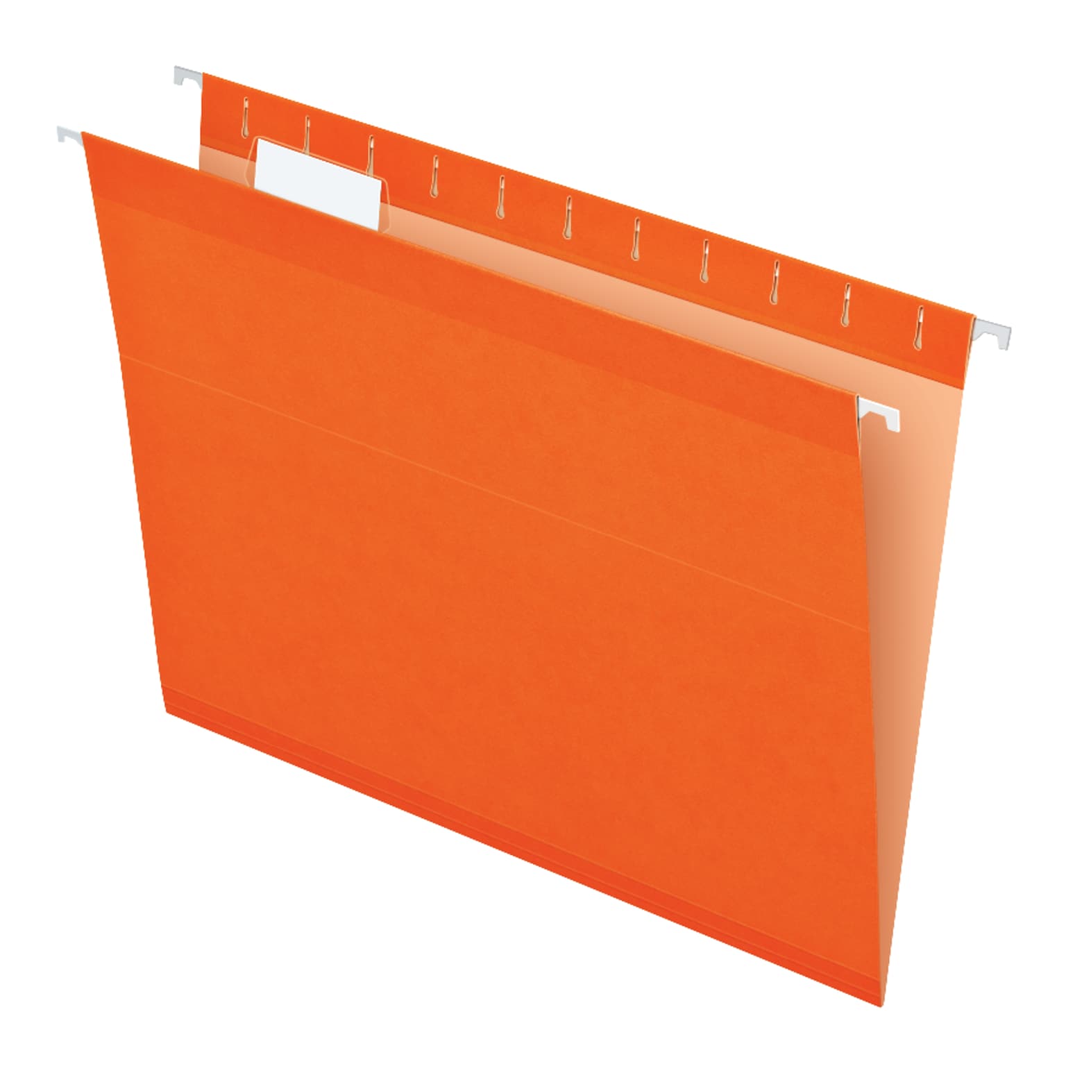 Pendaflex Reinforced Hanging File Folders, 1/5 Tab, Letter Size, Orange, 25/Box (04152 1/5 ORA)