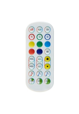 Simplee Adesso Luther LED RGB Color Changing Torchiere, 71.75"H, Black with Plastic Shade (SL0373-01)
