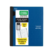 2024-2025 Five Star Advance 8.5 x 11 Academic Weekly & Monthly Planner, Poly Cover, Assorted Color