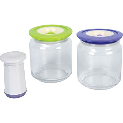 Buy 2 Quill® Micro-perforated premier series ruled pads & get FREE vacuum-sealed canister set