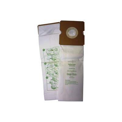 Green Klean Replacement Vacuum Bags Fit Rubbermaid DVAC One Pass FG9VDVPB10, 10/Pk (GKVPB10)