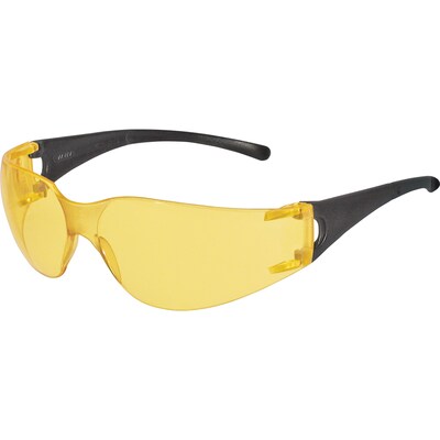 Jackson V10 ELEMENT Safety Glasses; Black Frame with Amber Lens