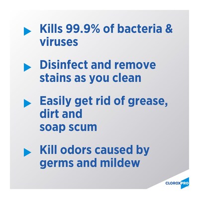 CloroxPro Clorox Clean-Up Disinfectant Cleaner with Bleach Refill, 128 oz., 4/Carton (CLO 35420CT)