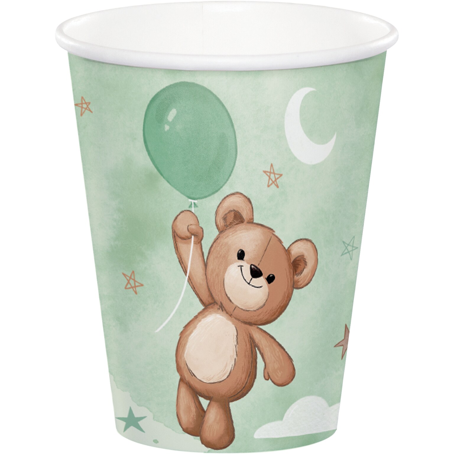 Creative Converting Teddy Bear Paper Cups, 96/Pack (368268)