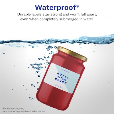 Avery Rectangle Laser/Inkjet Multipurpose Labels, 1.5 x 3.75, White, 500 Labels/Box (94205)