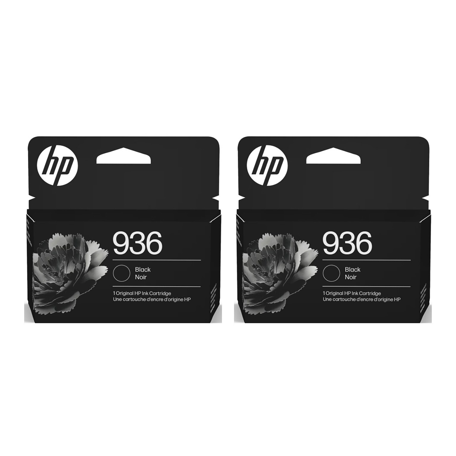 HP 936 Black Standard Yield Ink Cartridge 2 Pack