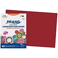 Prang 12 x 18 Construction Paper, Holiday Red, 50 Sheets/Pack (P9907-0001)