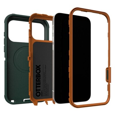 OtterBox Defender Series Pro MagSafe Phone Case for Apple iPhone 17 Pro Max, Shock Absorbing, Green Intrigue (77-98436)