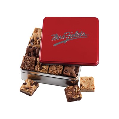 Mrs. Fields® Classic Brownie Tin; 12 Brownies