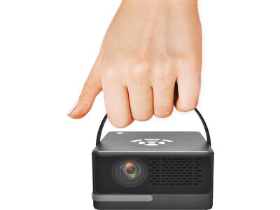 AAXA P6 Ultimate HDMI/USB/Wireless Portable DLP Pico Projector, Black/Gray (HP-P6U-01)