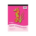 Pacon® Neon Art Paper Pad, 9 x 12, Assorted Colors (PAC104627)