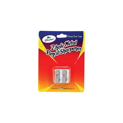 The Pencil Grip™ Metal 2-Hole Pencil Sharpener