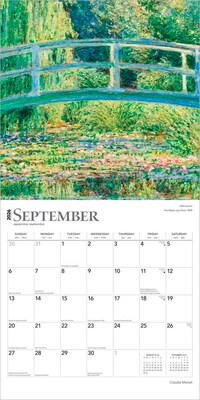 2026 BrownTrout Claude Monet 12" x 12" Monthly Wall Calendar (9798330704668)