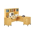 FREE Bush® Hutch When You Buy 1 Bush® Somerset Desk in Maple Cross Finish