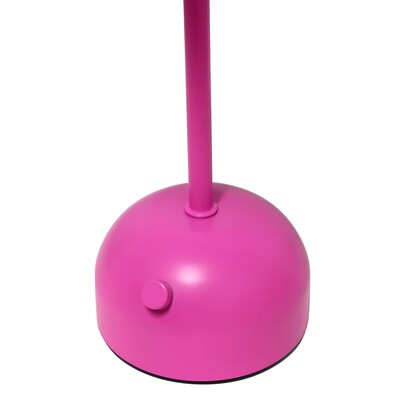 Simple Designs Mushroom Magic LED Table Lamp, Hot Pink (LD1069-HPK)