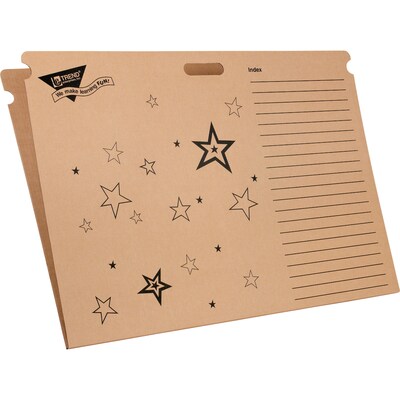 Trend File n Save System - Sturdy Chart Heavy Duty File Folder, 22.5 x 30.5 Size, Green Print on Cardboard, Each (T-1023)