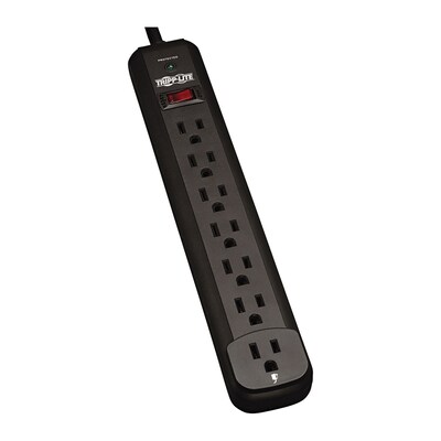 Tripp Lite® 7-Outlet Surge Protector; Black, 12ft. Cord, 1,080 Joules