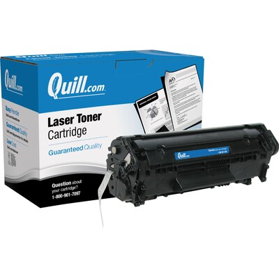 Quill Brand Remanufactured HP 12A (Q2612A) Black Extra High Yield Laser Toner Cartridge (100% Satisfaction Guaranteed)