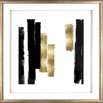 Lorell Blocks II Framed Abstract Artwork (LLR04477)
