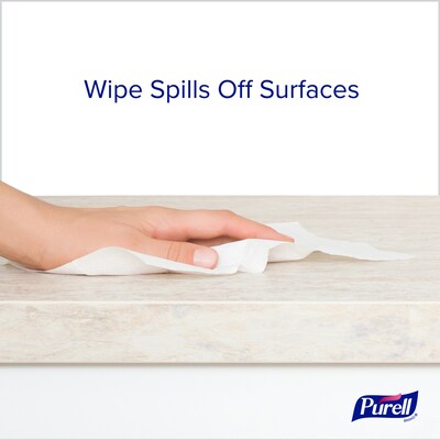 Purell Clean & Go Cleaning Wipes, Fresh Scent, 20 Wipes/Pack, 12Packs/Carton (9269-12-CMR)