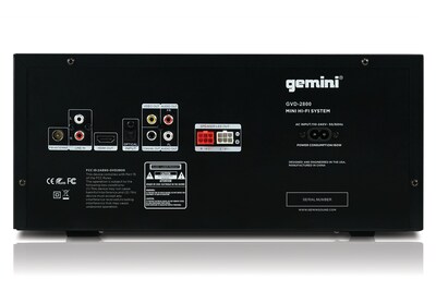 Gemini Home System with DVD Player and LED Lighting (GVD-2800)