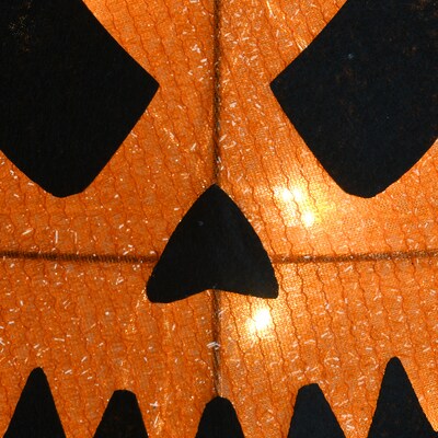National Tree Company 16" Pre-Lit Scary Jack-O-Lantern (MZ17-6722)